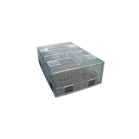 Cage à pigeon à cliquettes en kit 150x100x50