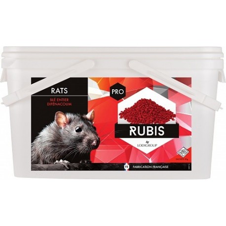 RATICIDE rodenticide sur Blé entier décortiqué en sachet de 25g