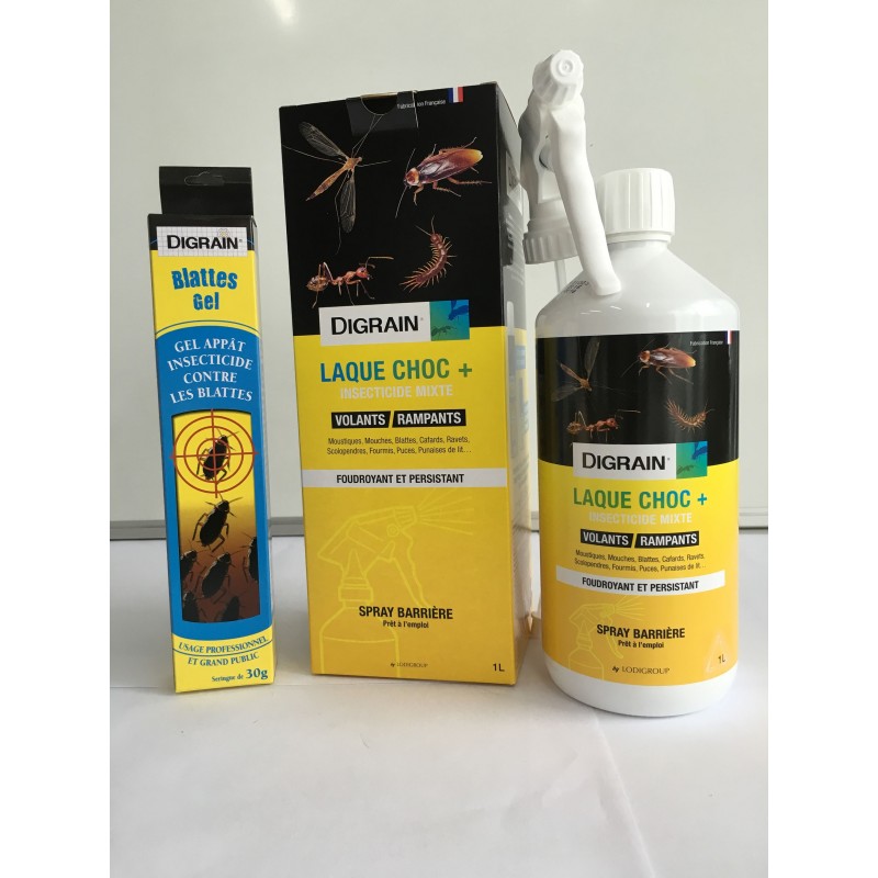 Pack de produit anti cafard professionnel