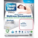 HOUSSE DE MATELAS ET SOMMIER 90/200 ANTI-PUNAISE DE LIT TWIN CLEANREST PRO