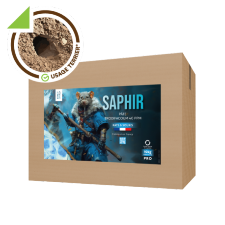 SAPHIR Pasta 5kg – Appâts pâtes fraîches anti rats et souris