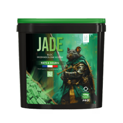JADE Bloc 30g emballé 10kg – Appâts blocs anti rats et souris