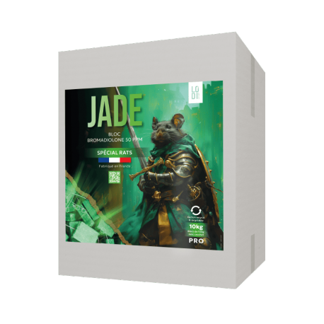 JADE Bloc 100g avec crochet 10kg – Appâts blocs spécial rats