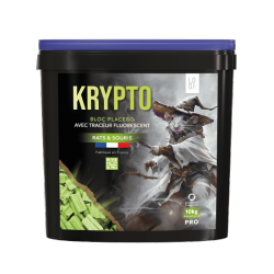 KRYPTO Bloc 30g nu 10kg – Blocs placebos anti rats et souris