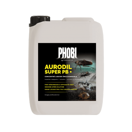 PHOBI Aurodil Super PB+ NG 5L – Anti acariens, insectes volants et rampants