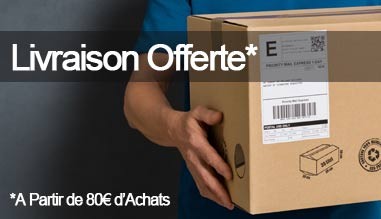 Livraison gratuite à partir de 80€ d'achats